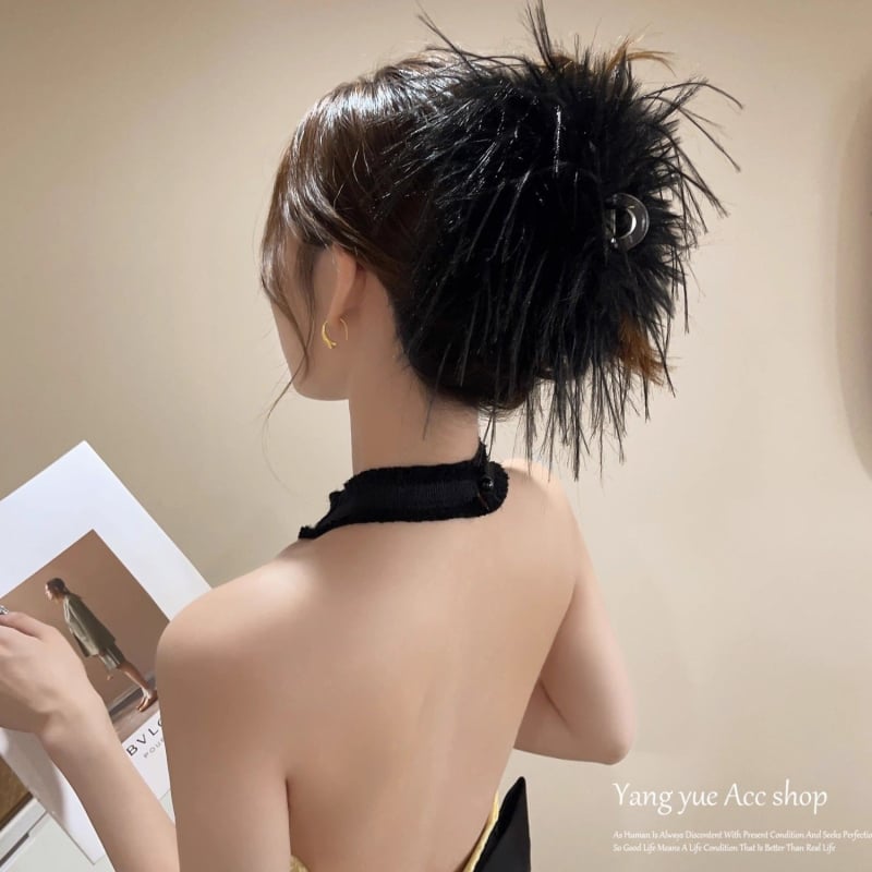 Tollas hajcsat cápa formájú, kézzel készített, koreai stílus, őszi 2023, női fejfedő