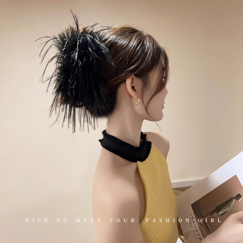 Tollas hajcsat cápa formájú, kézzel készített, koreai stílus, őszi 2023, női fejfedő