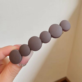 Κλάμερ μαλλιών με ελατήριο, χειροποίητο από πλαστικό – αξεσουάρ κεφαλής για γυναίκες, απλός σχεδιασμός