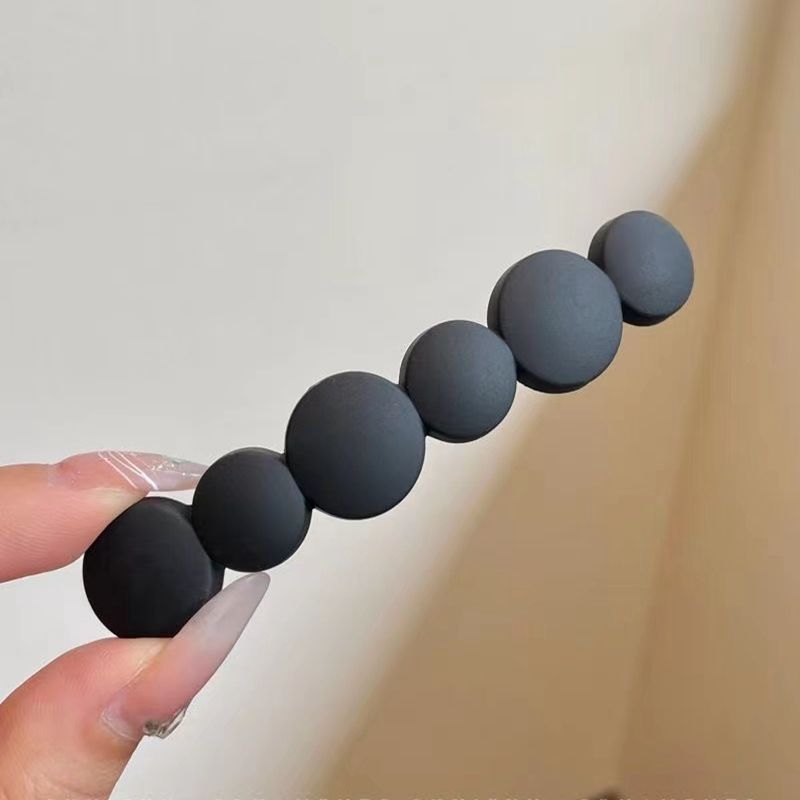 Щипка за коса със пружинен клип, ръчно изработена от пластмаса – женски аксесоар за глава, прост дизайн