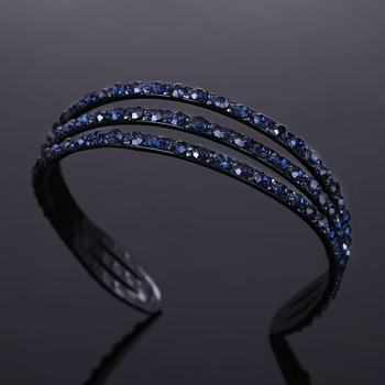 Κορδέλα μαλλιών με κρυστάλλους, ευρύ σχέδιο για περιποίηση προσώπου — γυναικεία κεφαλόδεσμος, στυλ πριγκίπισσα, άνοιξη 2025