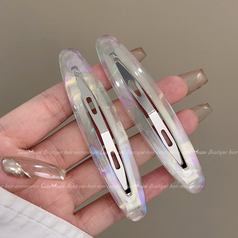 Elsie 2-In Francia retró frufru hajtű – Kézzel készített, műanyag/ötvözet, oldalsó kapocs, nőknek, 2024 nyár