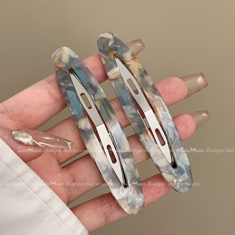 Elsie 2-In Francia retró frufru hajtű – Kézzel készített, műanyag/ötvözet, oldalsó kapocs, nőknek, 2024 nyár