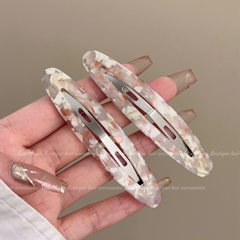 Elsie 2-In Francia retró frufru hajtű – Kézzel készített, műanyag/ötvözet, oldalsó kapocs, nőknek, 2024 nyár