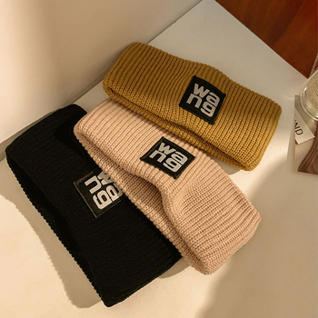 Λαστιχάκι μαλλιών, Maillard στυλ, ύφασμα, καρό μοτίβο, σχεδίαση κειμένου