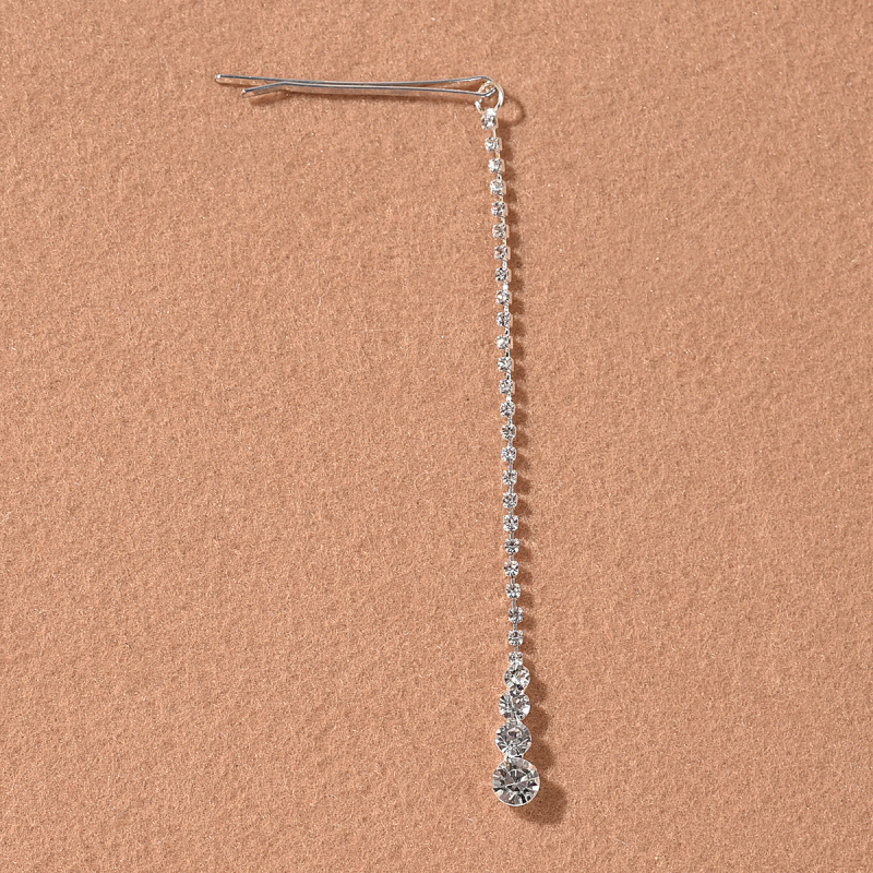 Аксесоар за глава от сплав, женски стил, с кристални детайли