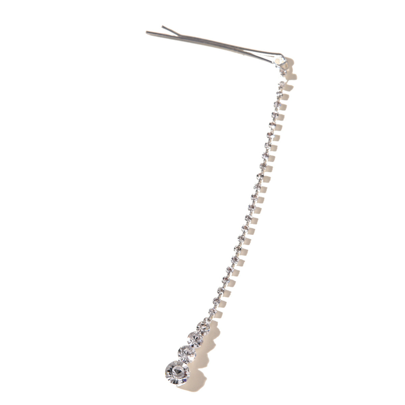 Аксесоар за глава от сплав, женски стил, с кристални детайли