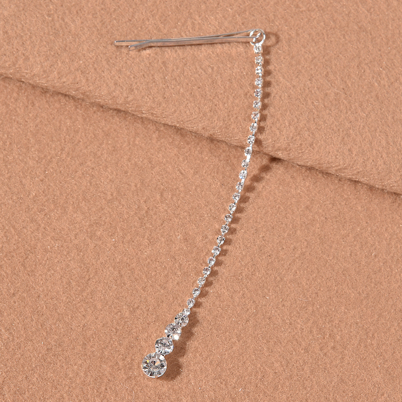 Аксесоар за глава от сплав, женски стил, с кристални детайли