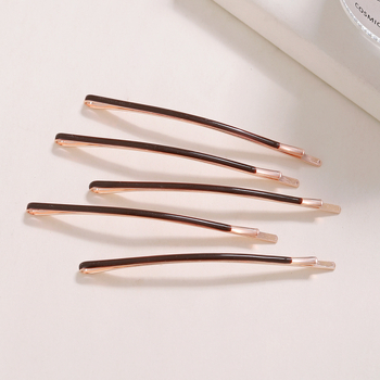 Κορεατικού στυλ μακρύ κλιπ μαλλιών από κράμα, πλευρικός κλιπ, γυναικείο ρετρό αξεσουάρ μαλλιών, φινίρισμα βουτηγμένο σε λάδι