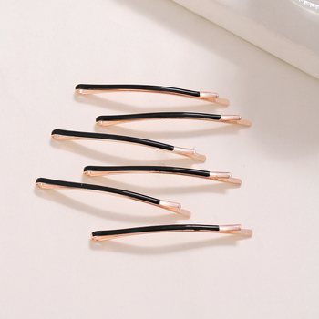 Κορεατικού στυλ μακρύ κλιπ μαλλιών από κράμα, πλευρικός κλιπ, γυναικείο ρετρό αξεσουάρ μαλλιών, φινίρισμα βουτηγμένο σε λάδι