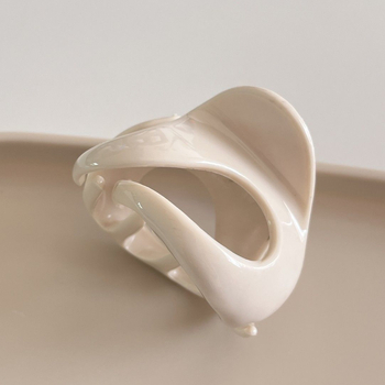 Κλιπ μαλλιών – Κλασικό γαλλικό στυλ Minimalist Ancora Pumpkin Claw Clip, χειροποίητο hairpin με μηχανισμό Gripper για updos, μοντέλο Shengyan88h, Καλοκαίρι 2025