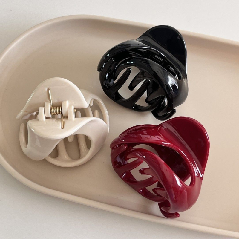 Κλιπ μαλλιών – Κλασικό γαλλικό στυλ Minimalist Ancora Pumpkin Claw Clip, χειροποίητο hairpin με μηχανισμό Gripper για updos, μοντέλο Shengyan88h, Καλοκαίρι 2025