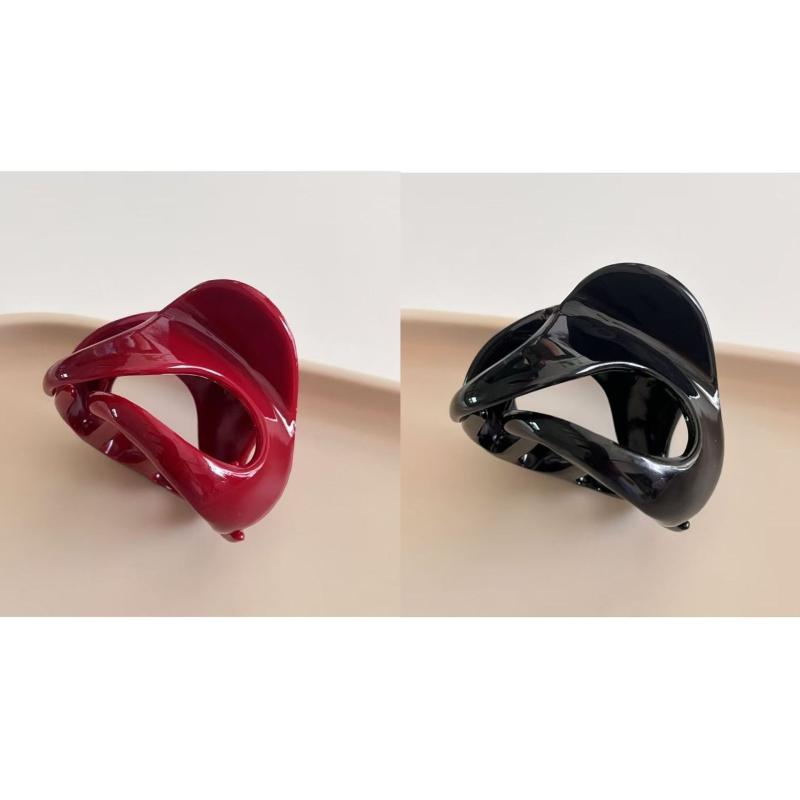 Κλιπ μαλλιών – Κλασικό γαλλικό στυλ Minimalist Ancora Pumpkin Claw Clip, χειροποίητο hairpin με μηχανισμό Gripper για updos, μοντέλο Shengyan88h, Καλοκαίρι 2025