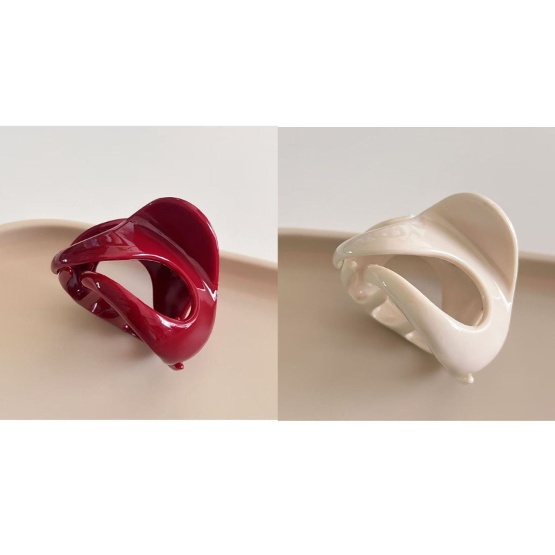 Κλιπ μαλλιών – Κλασικό γαλλικό στυλ Minimalist Ancora Pumpkin Claw Clip, χειροποίητο hairpin με μηχανισμό Gripper για updos, μοντέλο Shengyan88h, Καλοκαίρι 2025