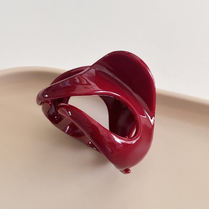 Κλιπ μαλλιών – Κλασικό γαλλικό στυλ Minimalist Ancora Pumpkin Claw Clip, χειροποίητο hairpin με μηχανισμό Gripper για updos, μοντέλο Shengyan88h, Καλοκαίρι 2025