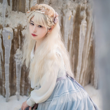 Χειροποίητος μεταλλικός κεφαλόδεσμος για γυναίκες με φύλλα σε vintage Μπαρόκ στυλ και πολλαπλά φύλλα στέμμα