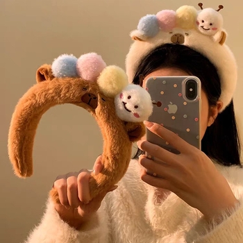 Γυναικεία μαλακή κορδέλα για το κεφάλι – χαριτωμένο σχέδιο κάμπια, χειροποίητο από Qianying, προέλευση Yiwu