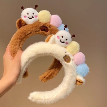 Γυναικεία μαλακή κορδέλα για το κεφάλι – χαριτωμένο σχέδιο κάμπια, χειροποίητο από Qianying, προέλευση Yiwu