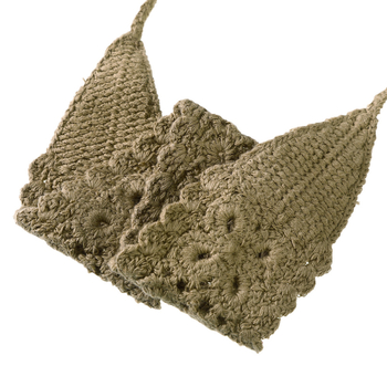 Πλεκτή κορδέλα μαλλιών με λουλούδι και γεωμετρικό σχέδιο, ανεξάρτητη συσκευασία, κατάλληλη ως δώρο για γάμο ή εταιρικά δώρα