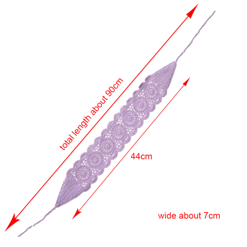 Πλεκτή κορδέλα μαλλιών με λουλούδι και γεωμετρικό σχέδιο, ανεξάρτητη συσκευασία, κατάλληλη ως δώρο για γάμο ή εταιρικά δώρα