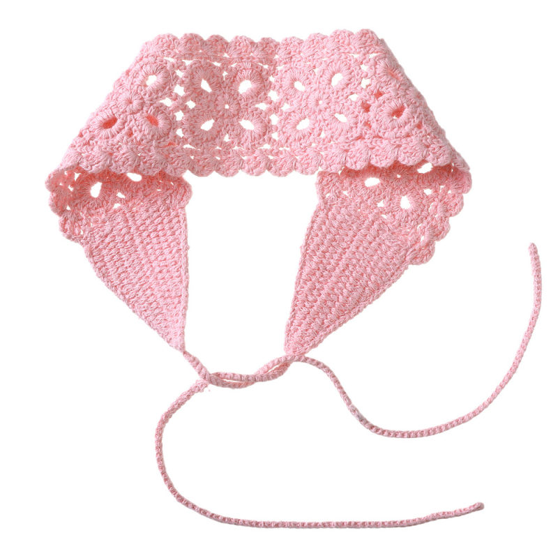 Πλεκτή κορδέλα μαλλιών με λουλούδι και γεωμετρικό σχέδιο, ανεξάρτητη συσκευασία, κατάλληλη ως δώρο για γάμο ή εταιρικά δώρα