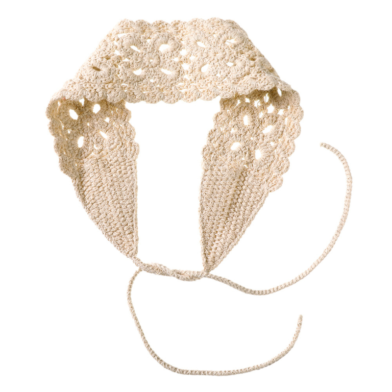 Πλεκτή κορδέλα μαλλιών με λουλούδι και γεωμετρικό σχέδιο, ανεξάρτητη συσκευασία, κατάλληλη ως δώρο για γάμο ή εταιρικά δώρα