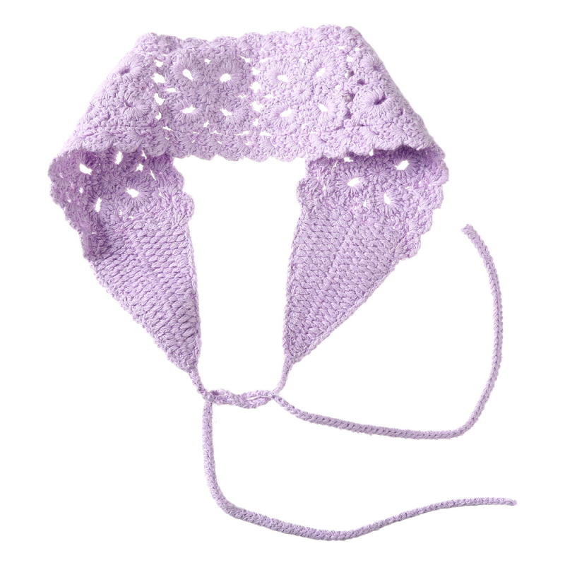 Πλεκτή κορδέλα μαλλιών με λουλούδι και γεωμετρικό σχέδιο, ανεξάρτητη συσκευασία, κατάλληλη ως δώρο για γάμο ή εταιρικά δώρα