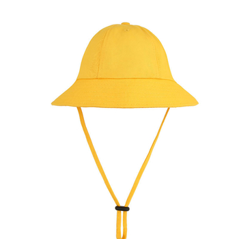 Vaikų žvejybos skrybelė su LOGO spauda lauko naudoti – saulės apsauga, kvėpuojanti, trumpas vizierius; medvilnės-poliesterio audinys; tinkama amžiams 2–6 metų