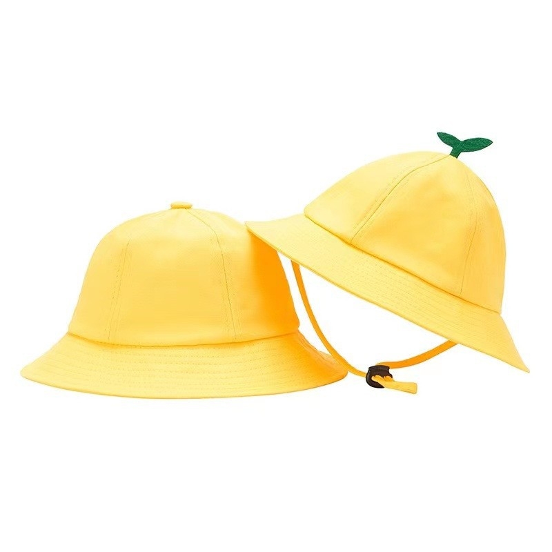Vaikų žvejybos skrybelė su LOGO spauda lauko naudoti – saulės apsauga, kvėpuojanti, trumpas vizierius; medvilnės-poliesterio audinys; tinkama amžiams 2–6 metų