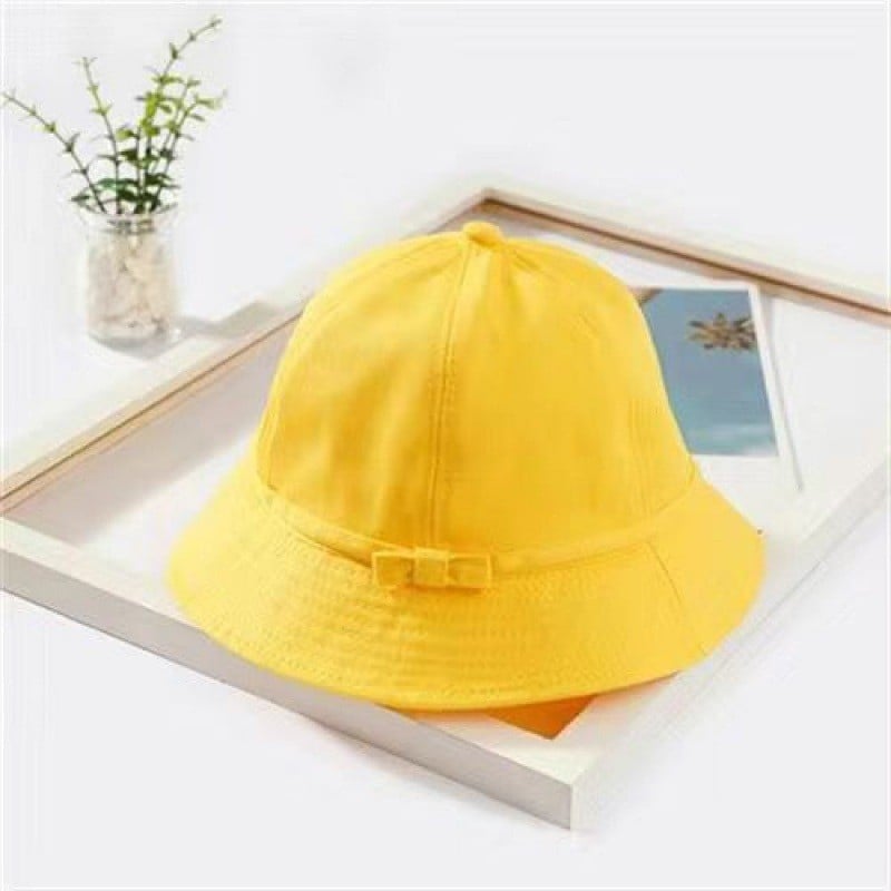 Vaikų žvejybos skrybelė su LOGO spauda lauko naudoti – saulės apsauga, kvėpuojanti, trumpas vizierius; medvilnės-poliesterio audinys; tinkama amžiams 2–6 metų