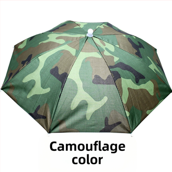 Καπέλο ομπρέλας από πολυεστέρα 170T, 8 μεταλλικοί βραχίονες, χειροκίνητο άνοιγμα, εκτύπωση λογότυπου, δυνατότητα προσαρμογής