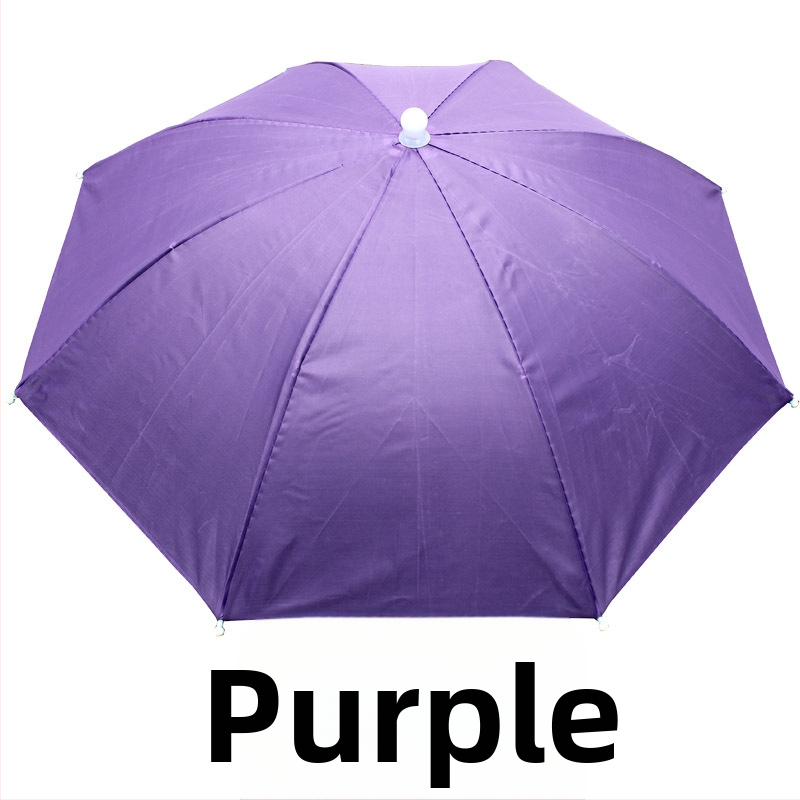 Καπέλο ομπρέλας από πολυεστέρα 170T, 8 μεταλλικοί βραχίονες, χειροκίνητο άνοιγμα, εκτύπωση λογότυπου, δυνατότητα προσαρμογής