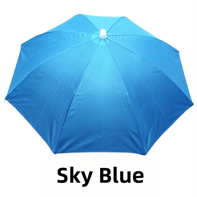 Καπέλο ομπρέλας από πολυεστέρα 170T, 8 μεταλλικοί βραχίονες, χειροκίνητο άνοιγμα, εκτύπωση λογότυπου, δυνατότητα προσαρμογής