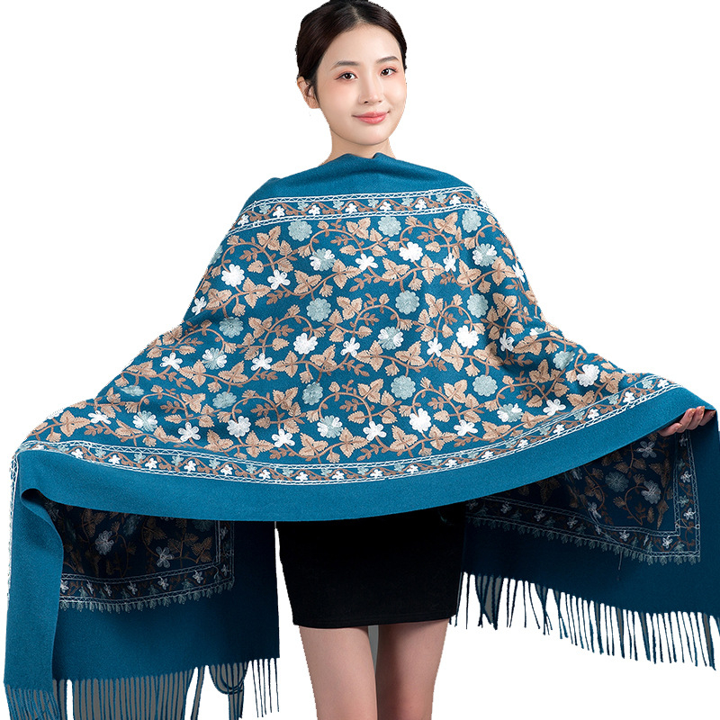 Šal od imitacijskog kašmira, warp knitting tkanje, topao za zimu, podrijetlo Yiwu