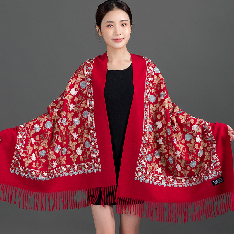 Šal od imitacijskog kašmira, warp knitting tkanje, topao za zimu, podrijetlo Yiwu