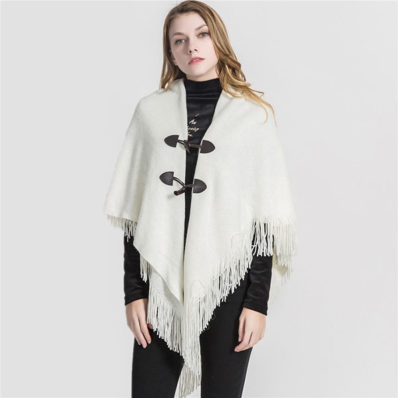 Cardigan cu glugă și nasturi; material acrilic/vată sintetică; țesătură jacquard; model monocrom