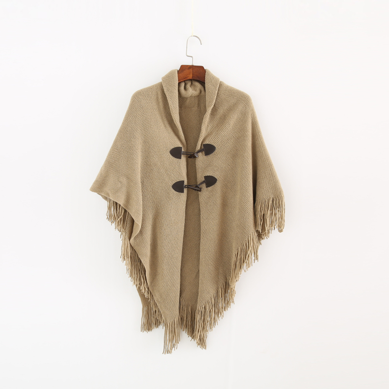 Cardigan cu glugă și nasturi; material acrilic/vată sintetică; țesătură jacquard; model monocrom