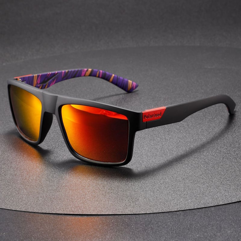 Unisex poliarizuoti akiniai nuo saulės dviračių, vairavimo ir žvejybos poreikiams, pilno rėmo, PC medžiaga, keičiamų lęšių