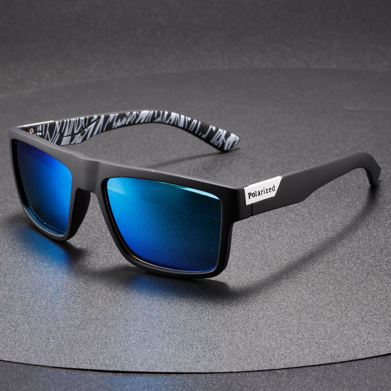 Unisex poliarizuoti akiniai nuo saulės dviračių, vairavimo ir žvejybos poreikiams, pilno rėmo, PC medžiaga, keičiamų lęšių