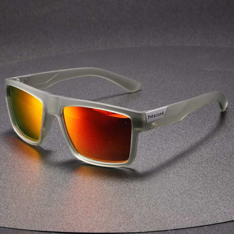 Unisex poliarizuoti akiniai nuo saulės dviračių, vairavimo ir žvejybos poreikiams, pilno rėmo, PC medžiaga, keičiamų lęšių
