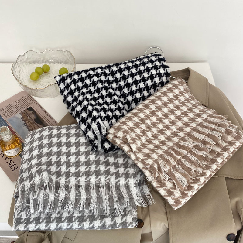 Šal za žene – jesen-zima, debeli i topli, akril, warp-knit pletenje, kašmir izgled, Yong Lane