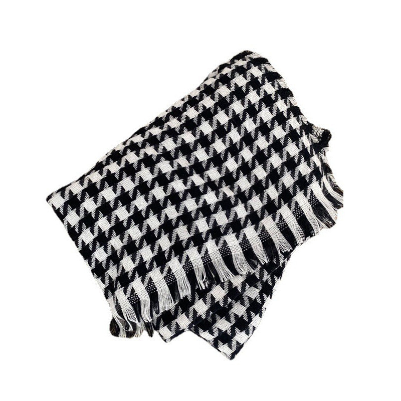 Šal za žene – jesen-zima, debeli i topli, akril, warp-knit pletenje, kašmir izgled, Yong Lane
