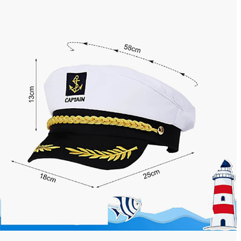 Σετ καπέλων για καπετάνιο και αεροσυνοδό – ύφασμα, ραφή, αξεσουάρ μακιγιάζ και ενδυμασίας