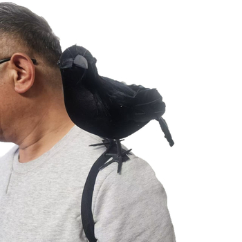 Κορδέλα κεφαλής με κοράΚι για Χάλογουϊν Κοσπλέϊ — ύλικό από φτερό, ημιχειροποίητη και ημιμηχανική κατασκευή, αντικείμενο μακιγιάζ και κοστουμιού