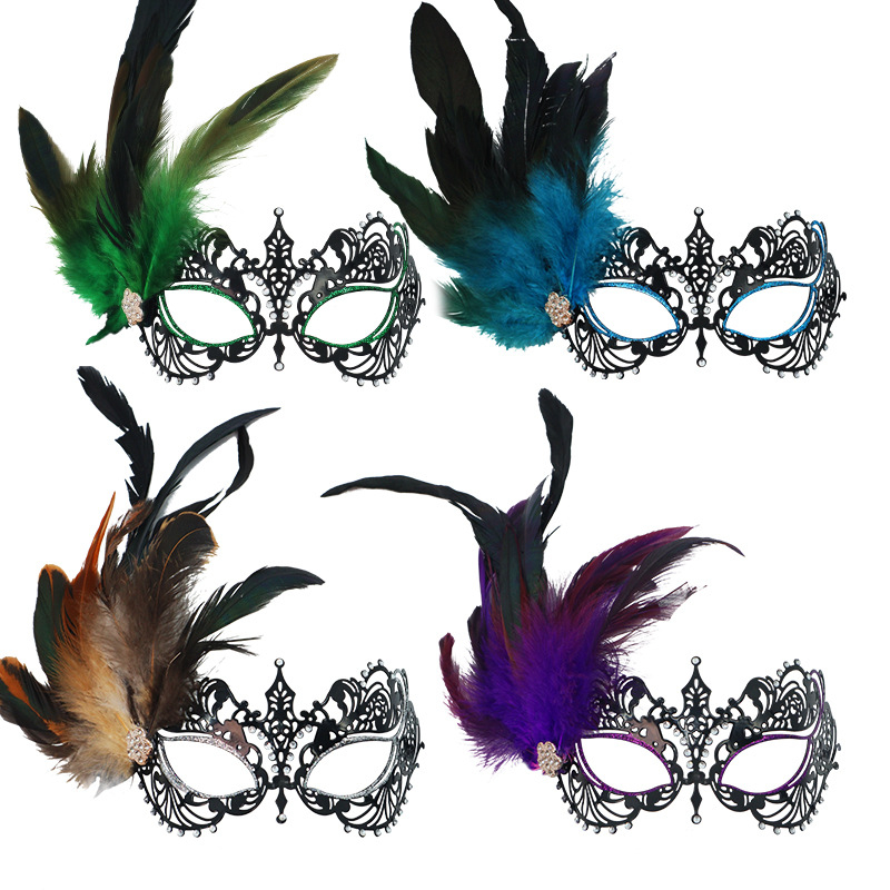 Μάσκα με διαμαντένια δαντέλα, μισοπρόσωπη σχεδίαση, σιδερένιο φύλλο, DIY συμβατή