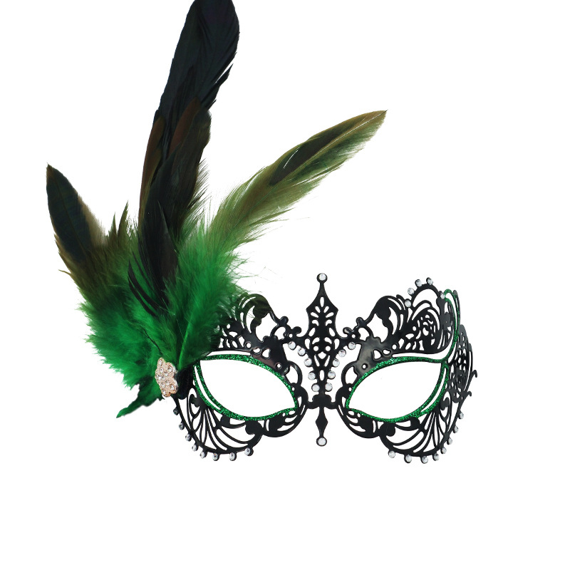 Μάσκα με διαμαντένια δαντέλα, μισοπρόσωπη σχεδίαση, σιδερένιο φύλλο, DIY συμβατή