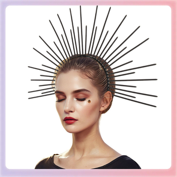 Κορδέλα κεφαλής για cosplay – εξωφρενικός σχεδιασμός του Ήλιου Θεού, υλικό πλαστικό/ρητίνη, κατασκευή ημιχειροποίητη και ημιμηχανική