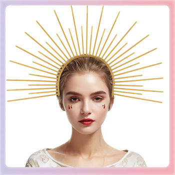 Κορδέλα κεφαλής για cosplay – εξωφρενικός σχεδιασμός του Ήλιου Θεού, υλικό πλαστικό/ρητίνη, κατασκευή ημιχειροποίητη και ημιμηχανική