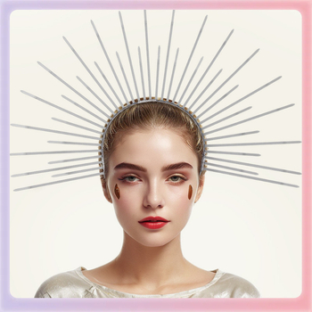 Κορδέλα κεφαλής για cosplay – εξωφρενικός σχεδιασμός του Ήλιου Θεού, υλικό πλαστικό/ρητίνη, κατασκευή ημιχειροποίητη και ημιμηχανική