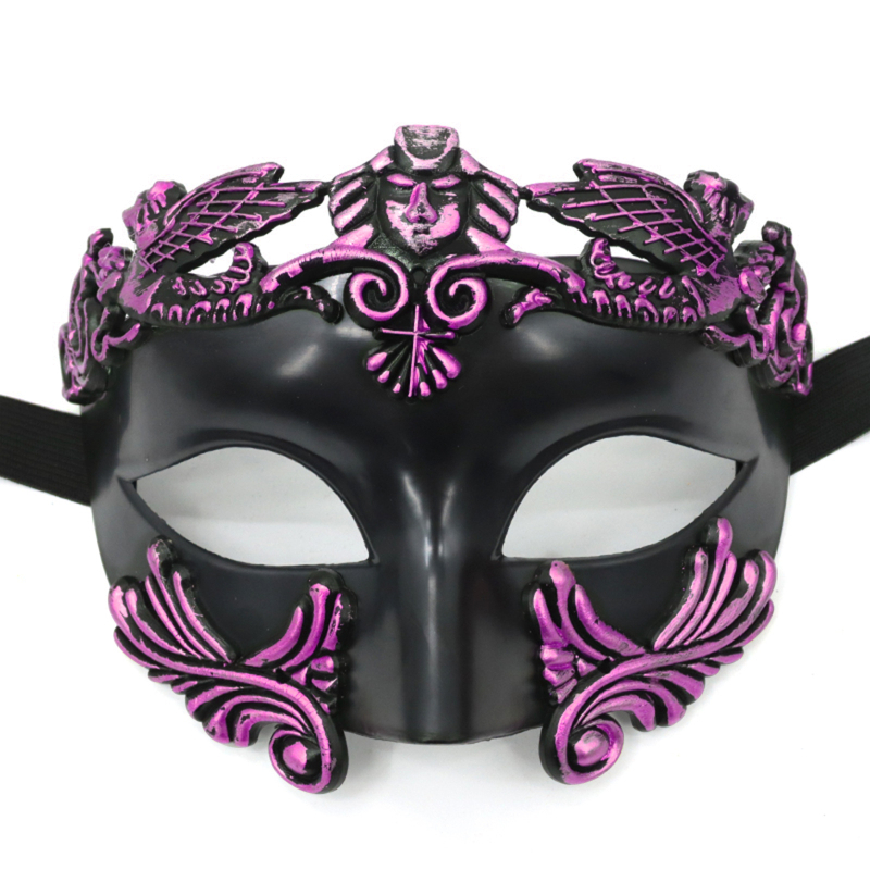 Μισοπρόσωπη μάσκα για masquerade - Σαμουράι έμπνευση, Πλαστικό, Φοριέται, Για Χάλογουϊν